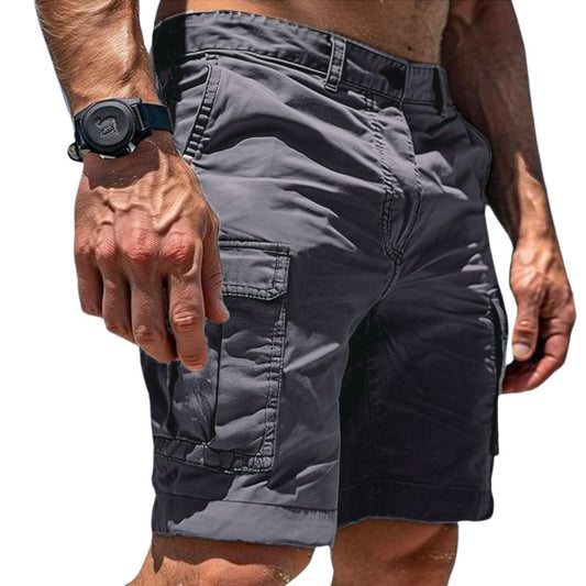 Men's Relaxed Cargo Shorts Pants Detail