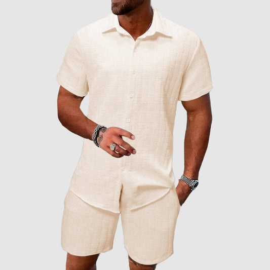 Men's Textured Oceanway Duo Set | Lightweight Front