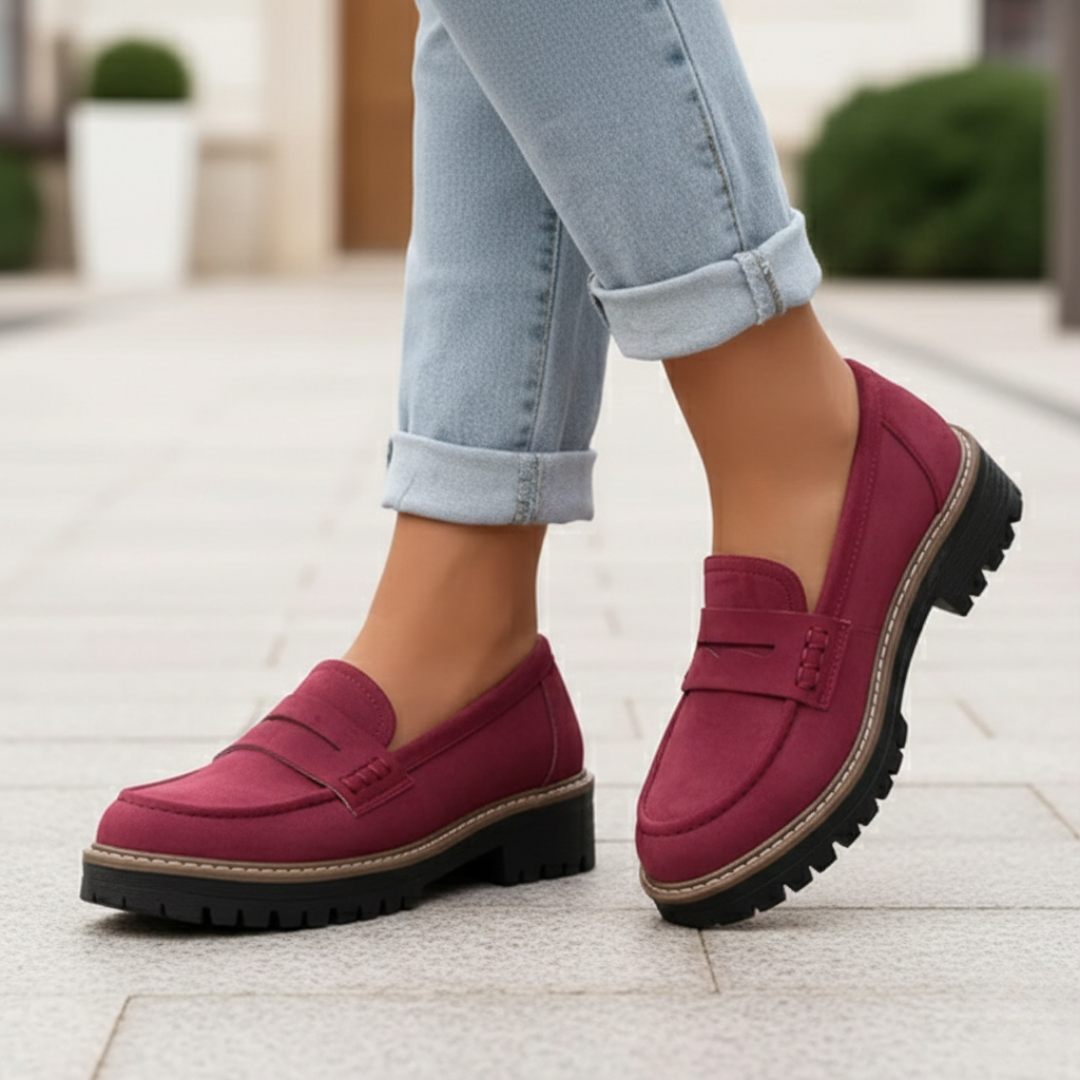 Mocassins orthopédiques semelle épaisse pour femmes
