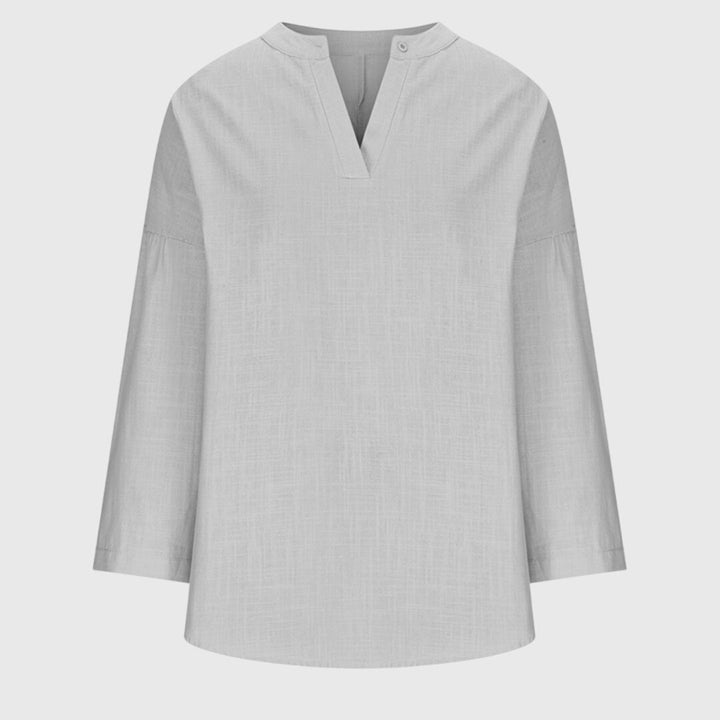 Women's Shirt Flowy Sleeveless Button-Up Casual