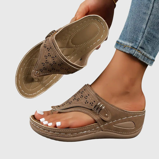 Sandalias ortopédicas para mujer con plantilla anatómica