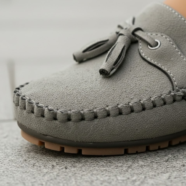 Zapatos ortopédicos para mujer con plantilla acolchada y diseño sin cordones