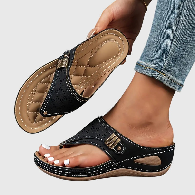 Sandalias ortopédicas para mujer con plantilla anatómica