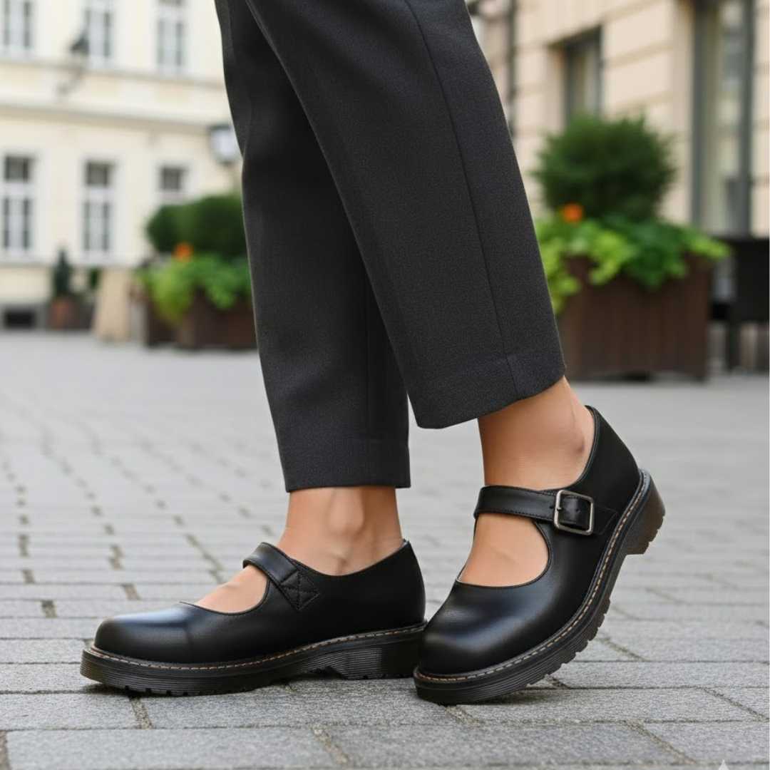 Chaussures à brides pour femmes Fermeture à boucle Semelle rembourrée