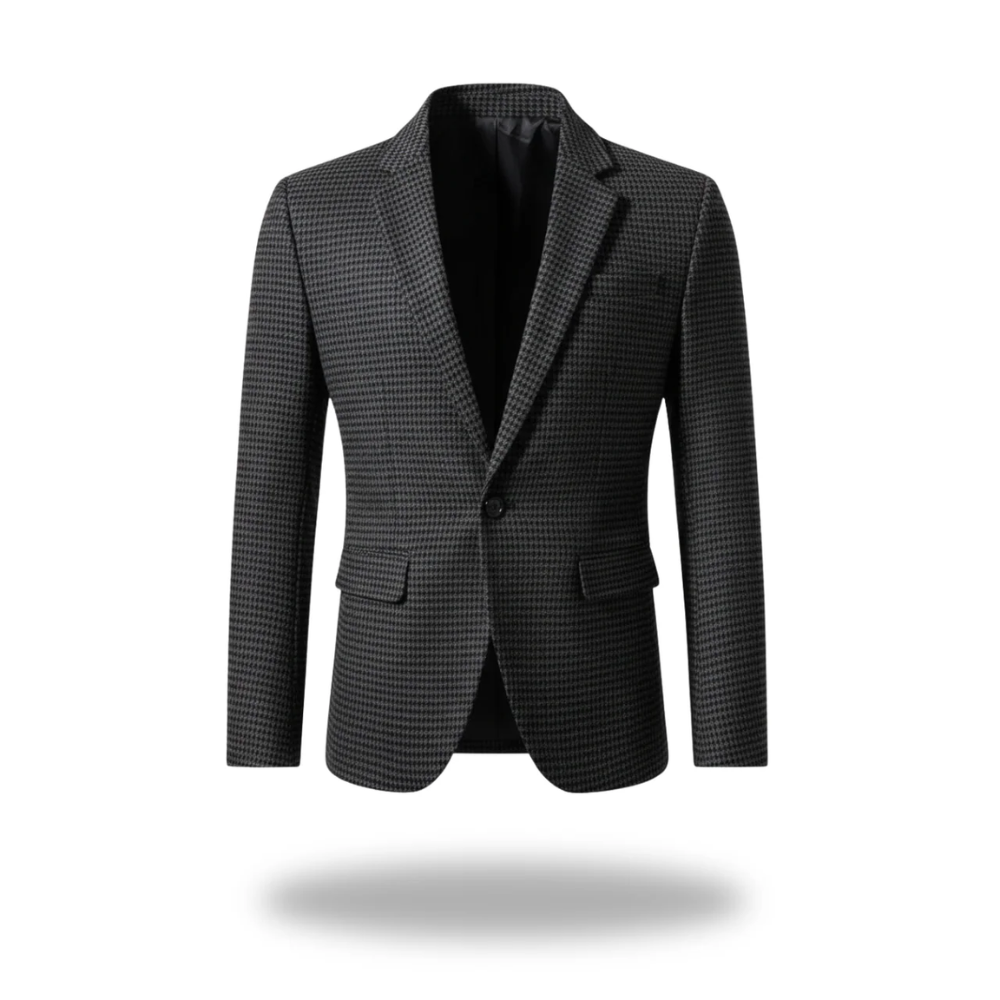 Men's Blazer Structured Tailored Long Sleeve
