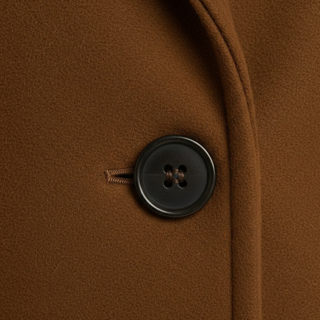 Manteau en laine surdimensionné col structuré automne hiver