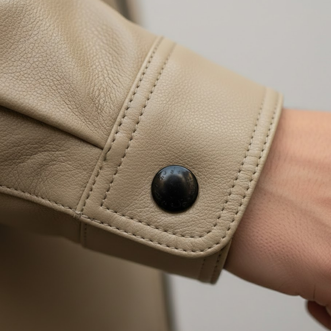 Chaqueta bomber de ante vegano para hombre con cuello acanalado y cremallera