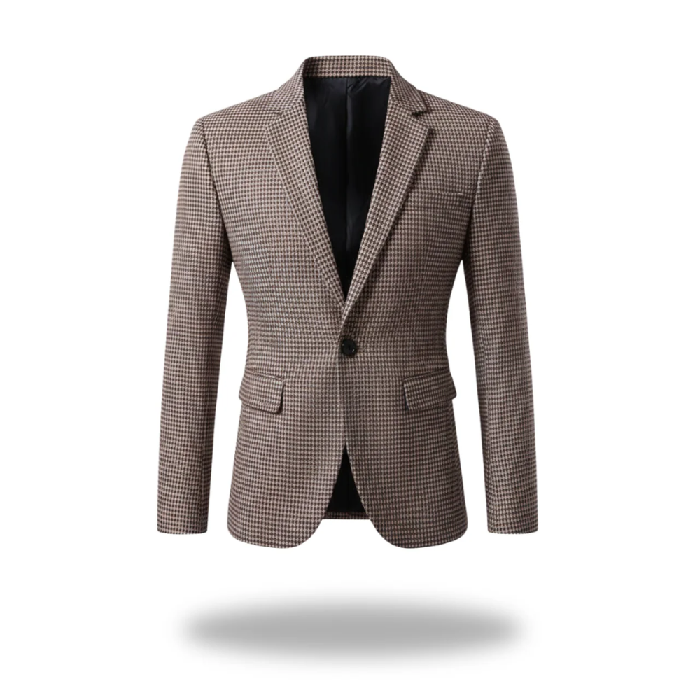 Men's Blazer Structured Tailored Long Sleeve