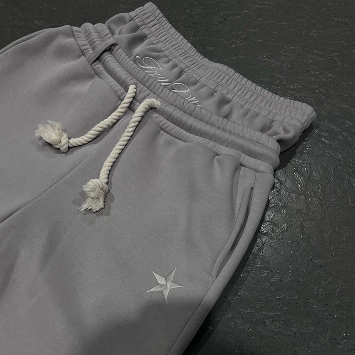 Unisex Joggers Baggy Fit Elastic Waist Drawstring Pockets Casual