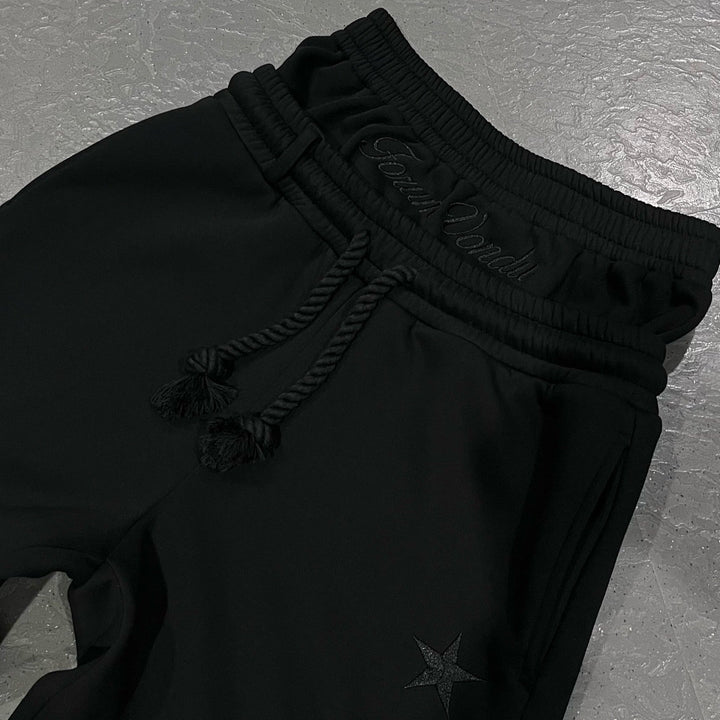 Unisex Joggers Baggy Fit Elastic Waist Drawstring Pockets Casual