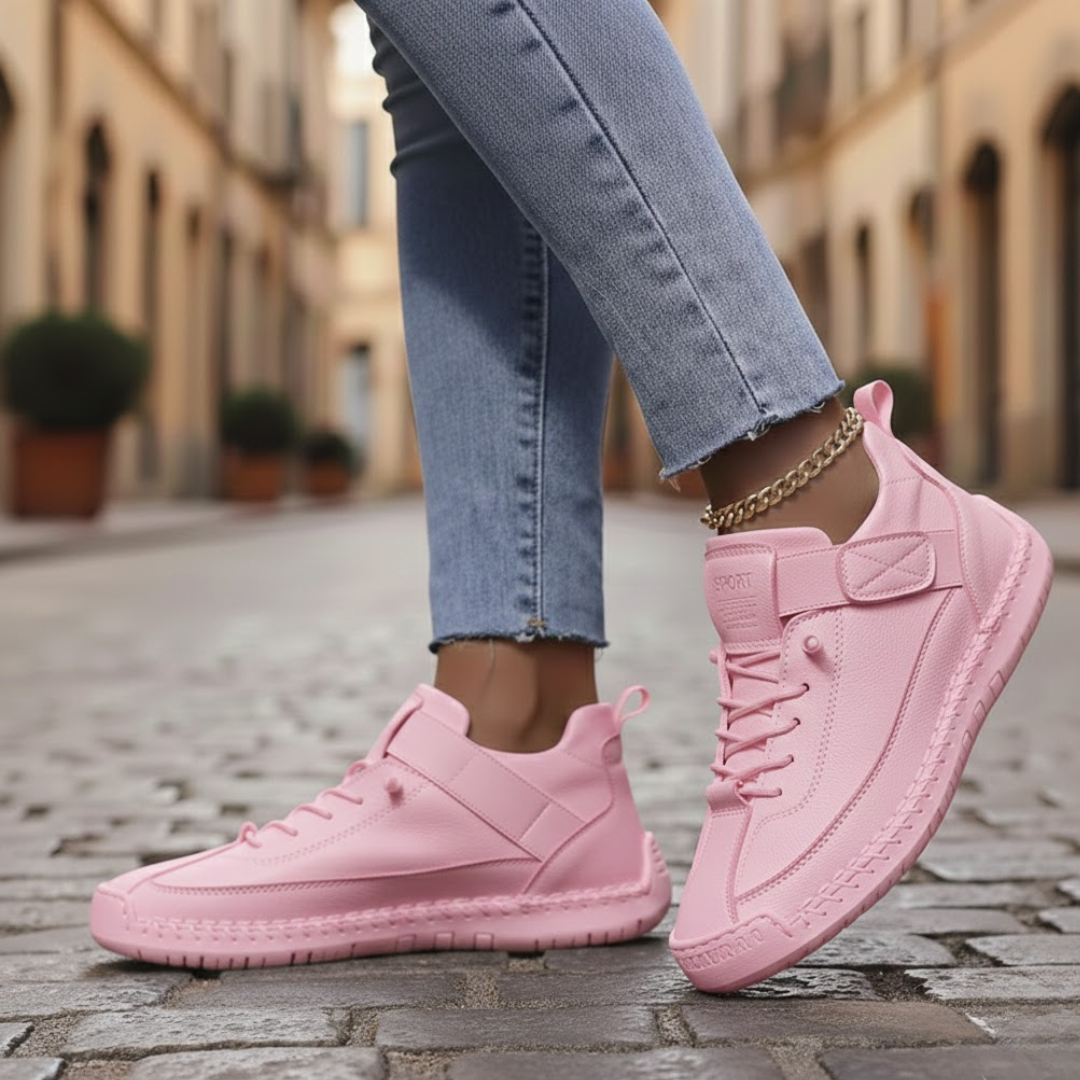 Women Orthopedic Shoes Wide Fit Cushioned Insole Slip On