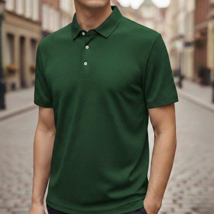 Mens polo shirt short sleeve collared summer