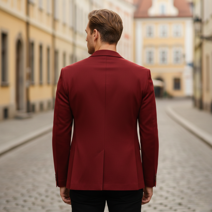 Blazer Jacket Single Button Tailored Fit Mens