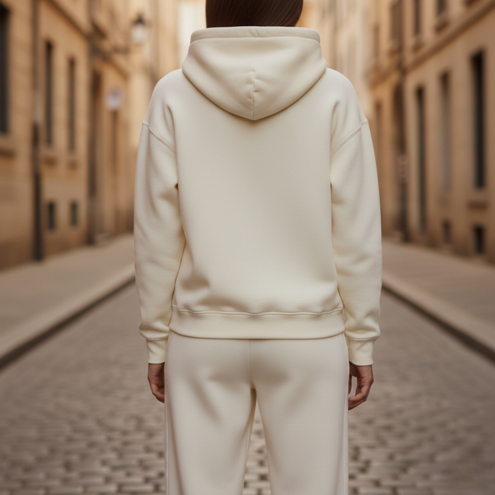 Lounge Set Hoodie Straight Leg Pants Relaxed Fit Womens