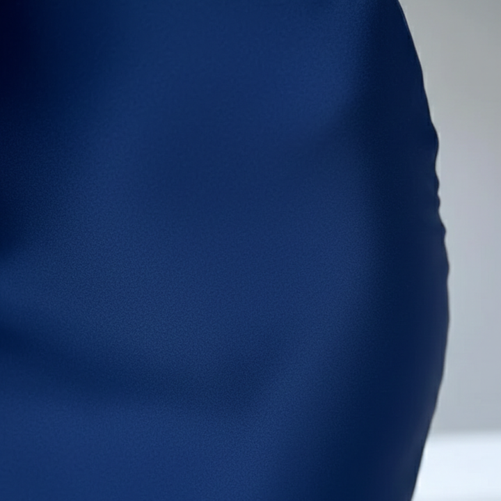 Robe longue en satin à col bénitier et fente haute pour femme