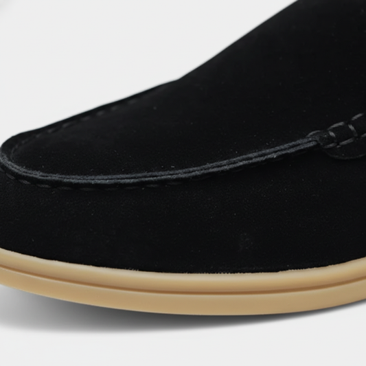 Mocasines ortopédicos para hombre de ante sintético sin cordones