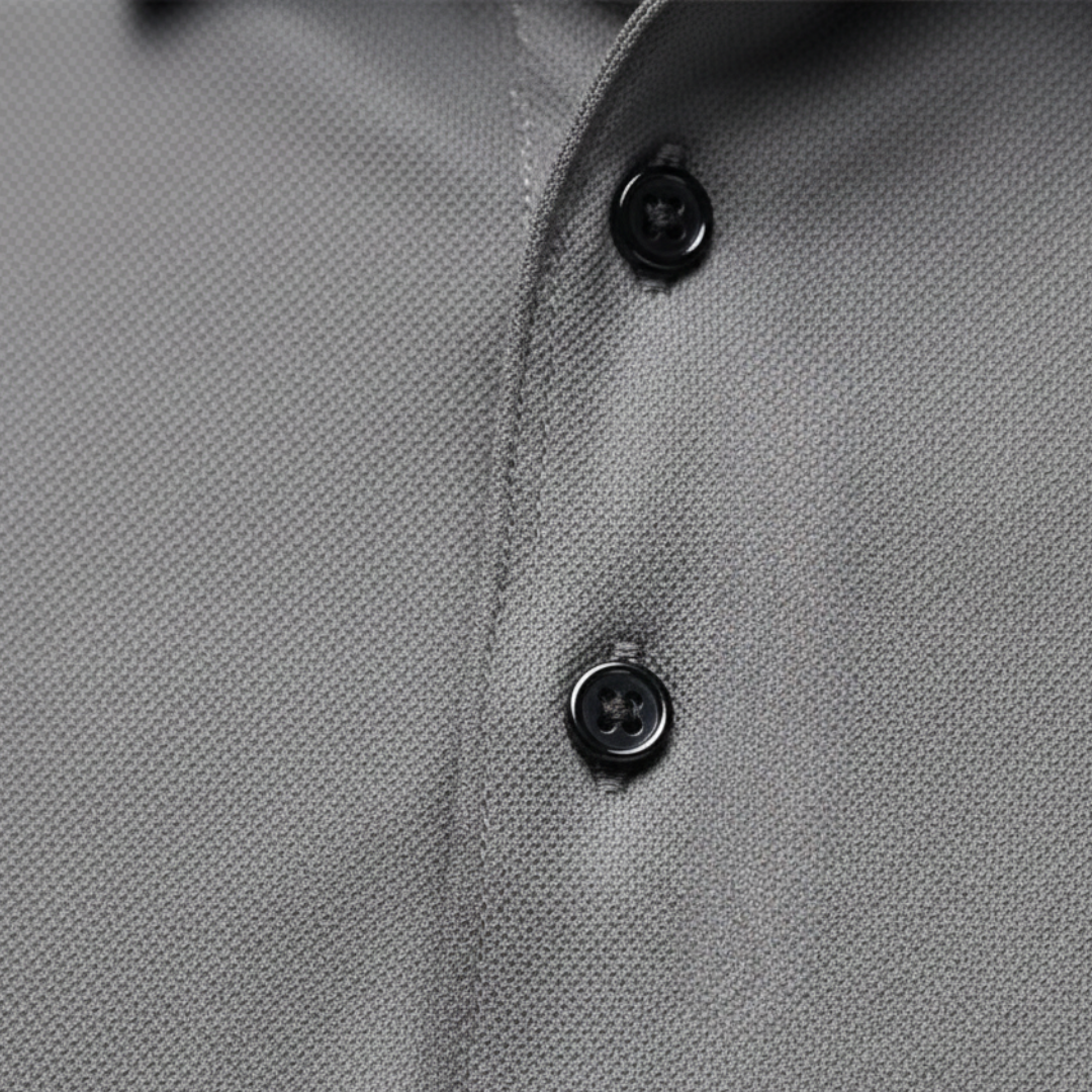 Polo à manches longues pour homme, à haute performance