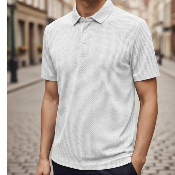 Mens polo shirt short sleeve collared summer