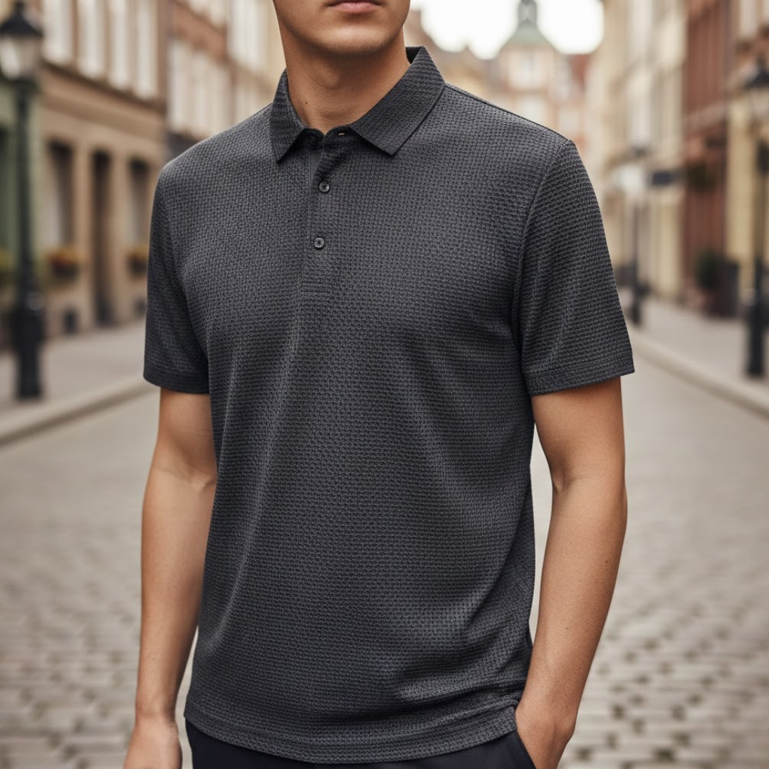 Mens polo shirt short sleeve collared summer