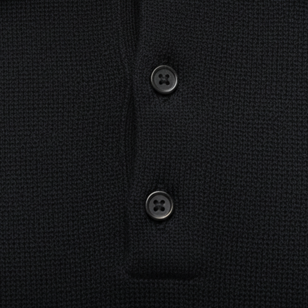 Men’s Knit Polo Shirt Longsleeve