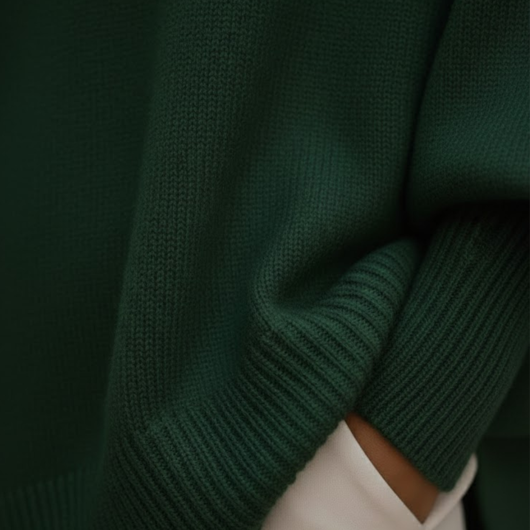 Oversized Wool Coat Structured Collar Autumn Winter