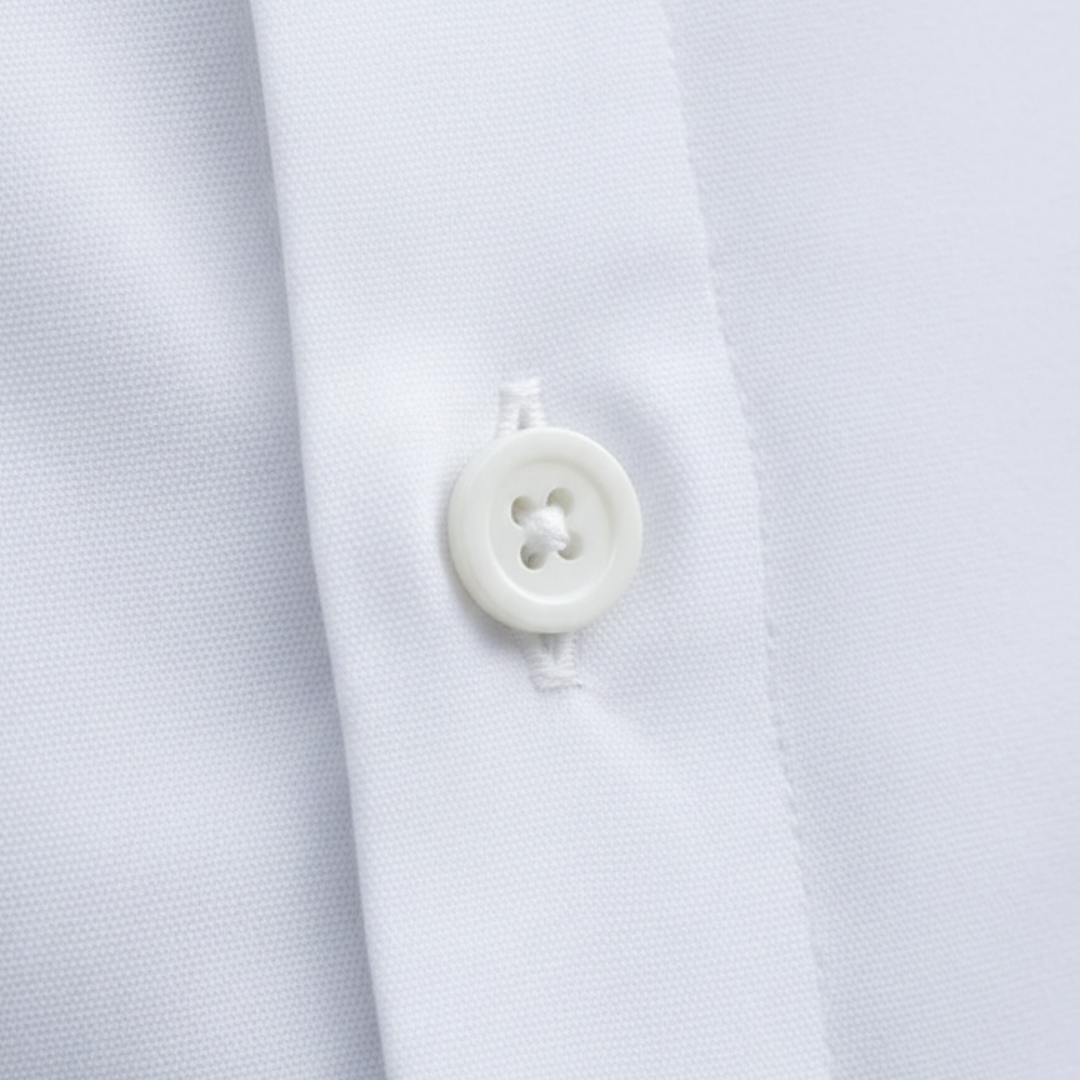 Button Down Shirt Long Sleeve Elastic Fit Mens