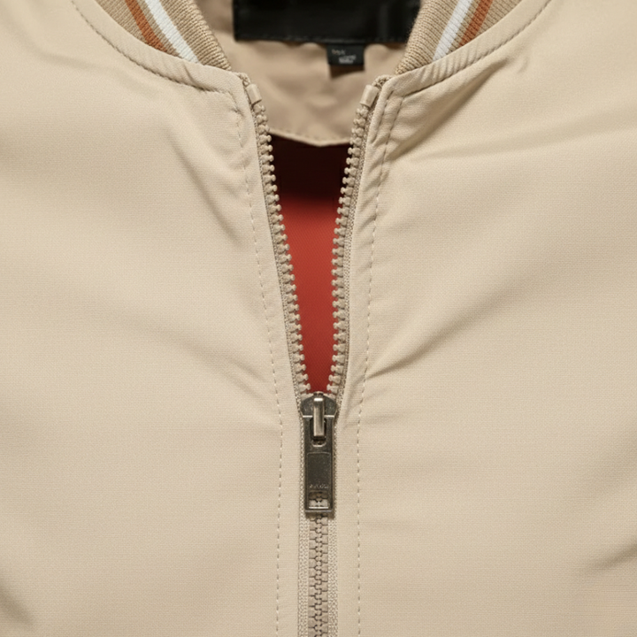 Veste aviateur zippée légère pour homme