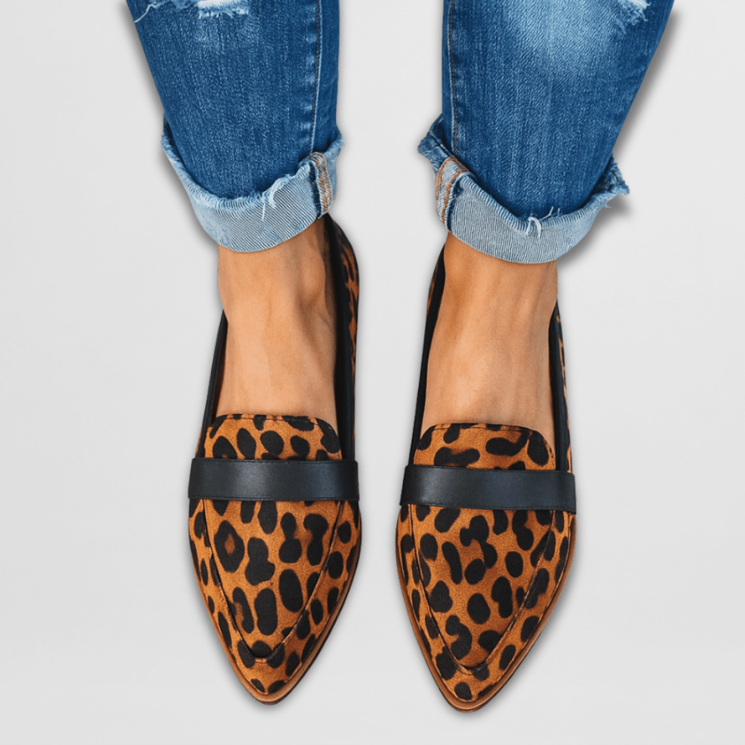 Mocasines ortopédicos para mujer de ante suave, sin cordones, con plantilla acolchada y suela ligera