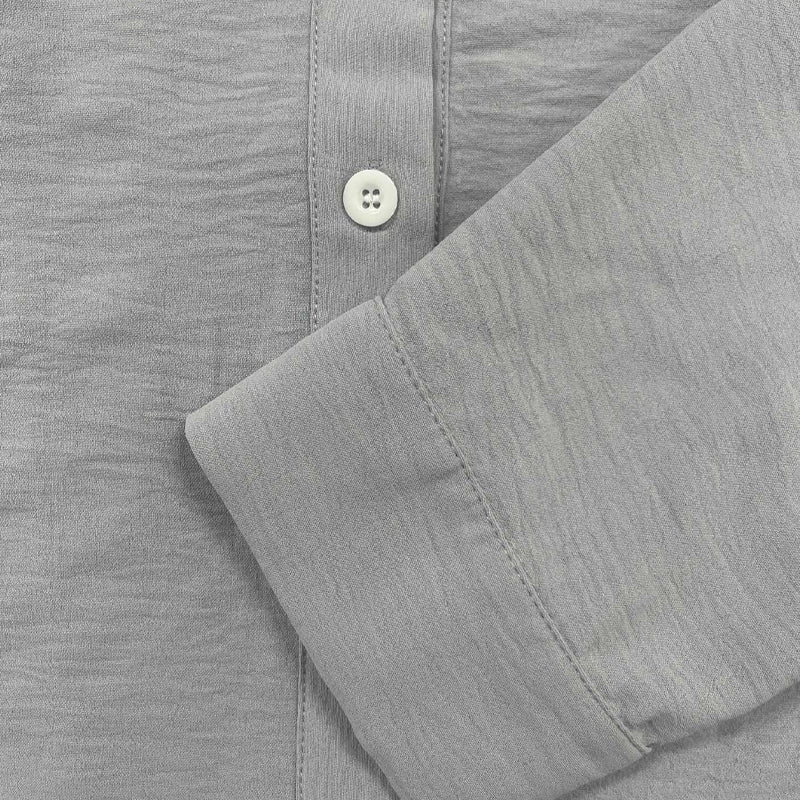Men's Shirt Linen Button-Up Short Sleeve Regular Fit