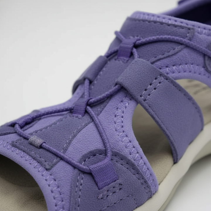 Walking Sandals Orthopedic Arch Support Bungee Lace Women
