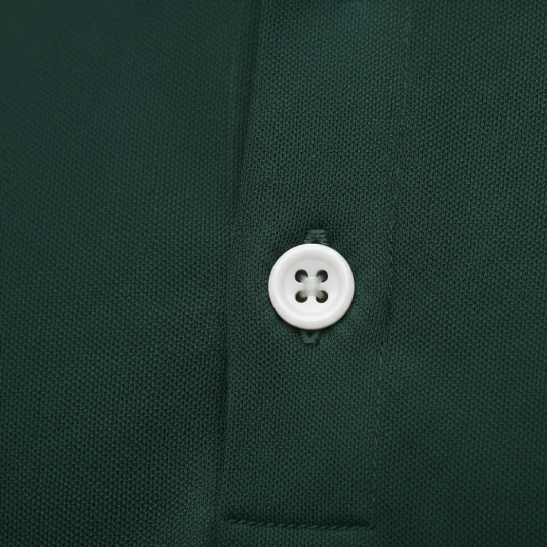 Mens Polo Shirt Lightweight Long Sleeve Athletic Casual Wear
