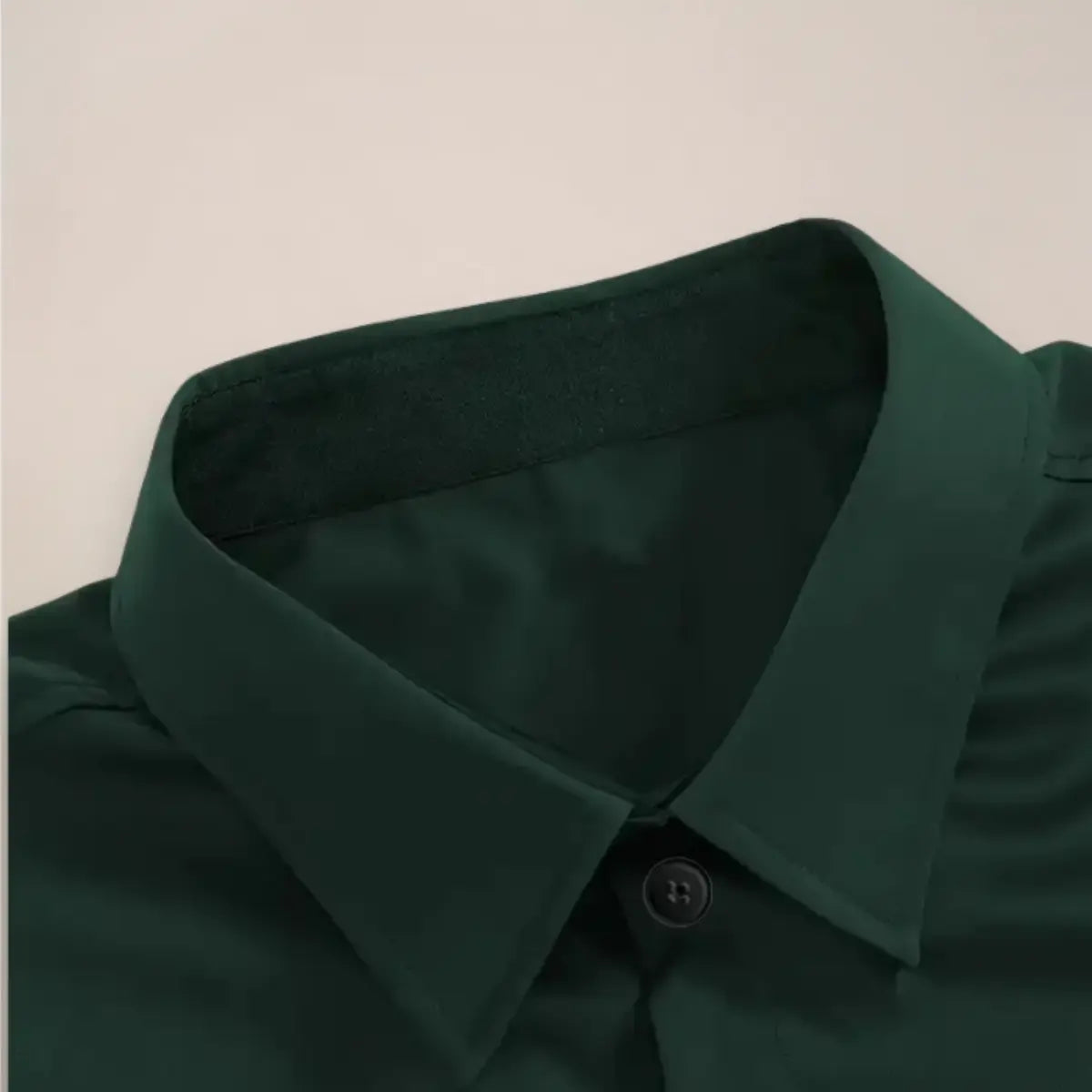 Camisa Oxford para Hombre de Algodón Manga Larga con Botones Cuello Clásico Corte Regular