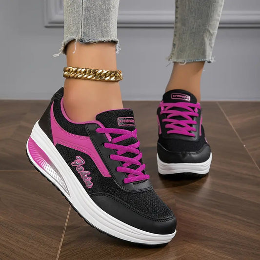 Women's Shoes Orthopedic Cushioned Sole Stable Support Lace Up Casual