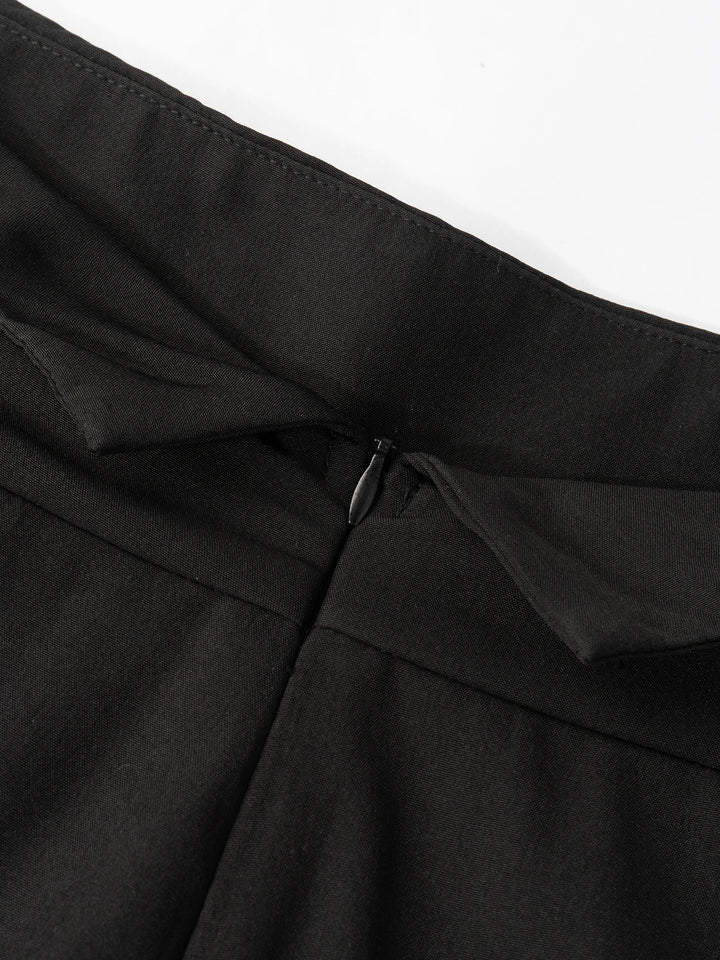Women's Pants Wide Leg High Waist Straight Fit Casual Office