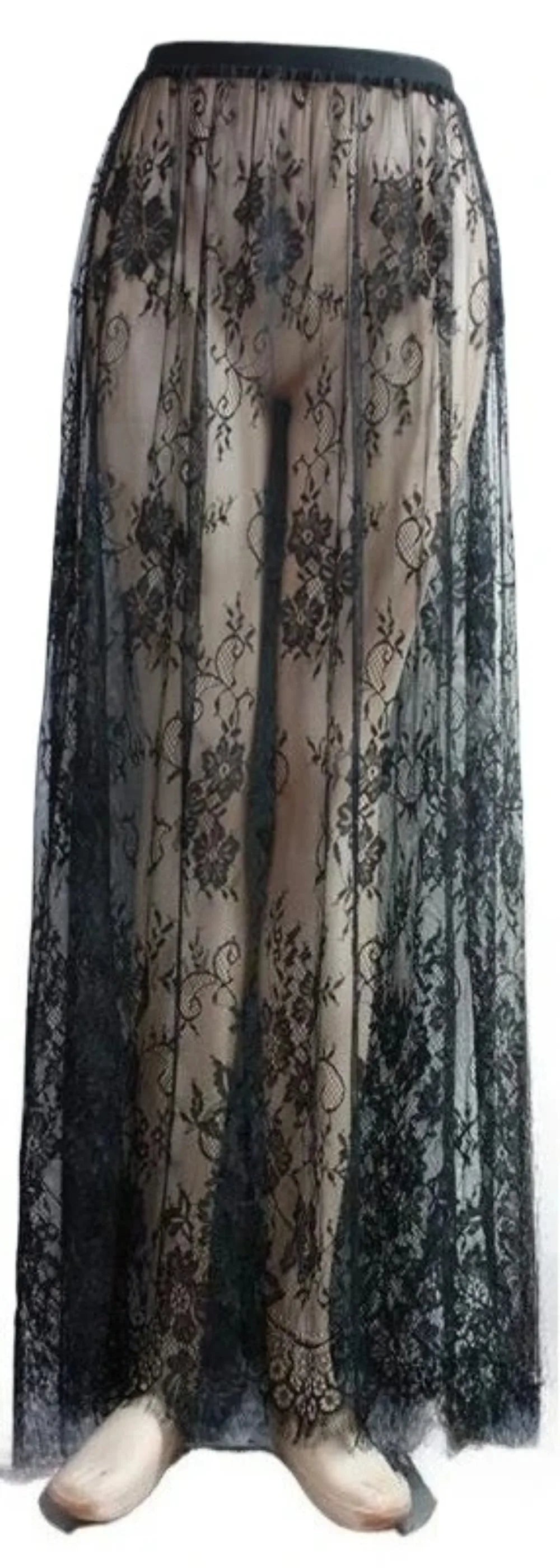 Women's Skirt Lace Asymmetric High Waist Irregular Hem Y2K Boho Party Wear