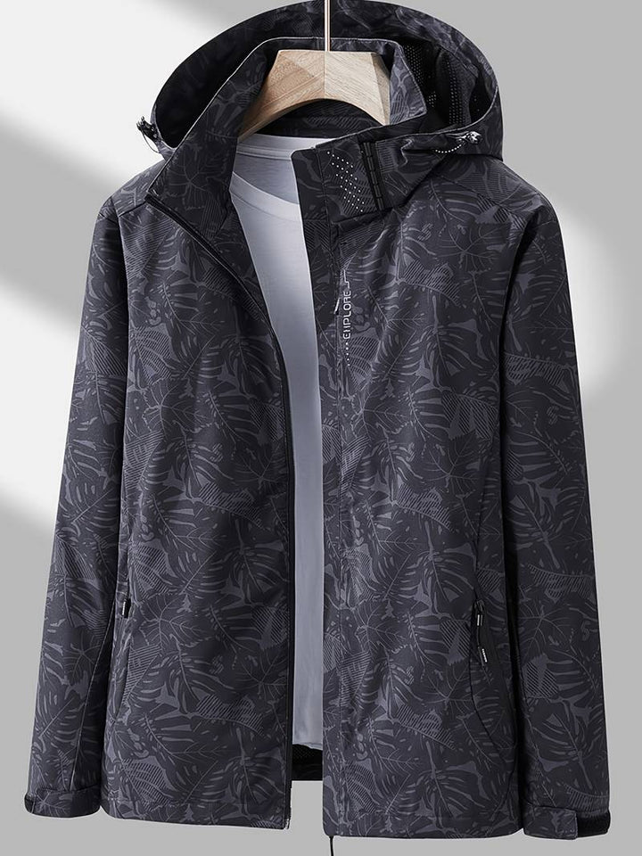 Women's Jacket Waterproof Hooded Long Sleeve Zip Up Windproof
