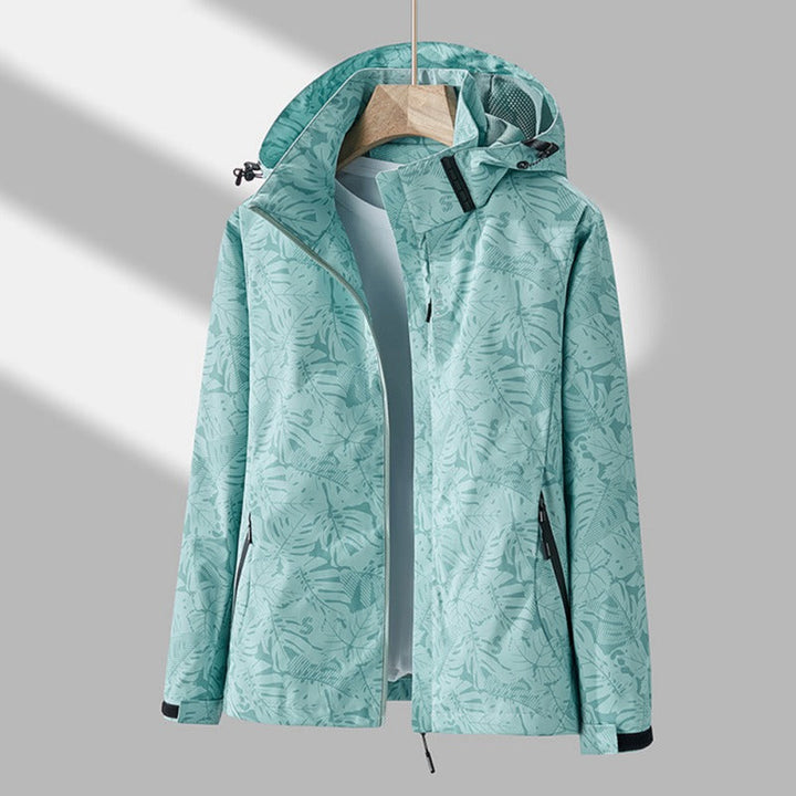 Women's Jacket Waterproof Hooded Long Sleeve Zip Up Windproof
