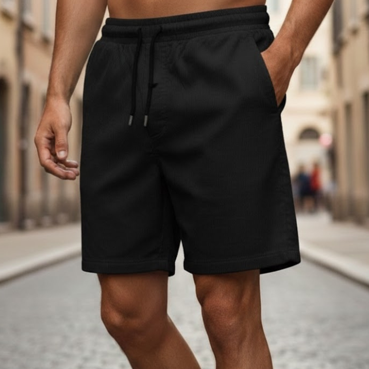 Mens Polyester Casual Shorts Bali Style Lightweight Summer Wear