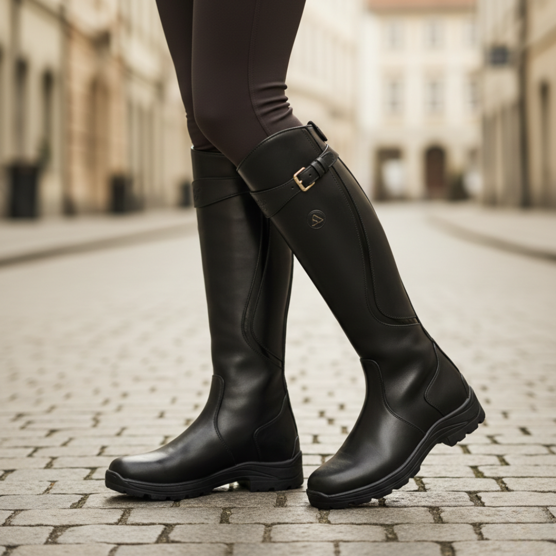 Orthopedic Boots Knee High Waterproof Vegan Leather Womens