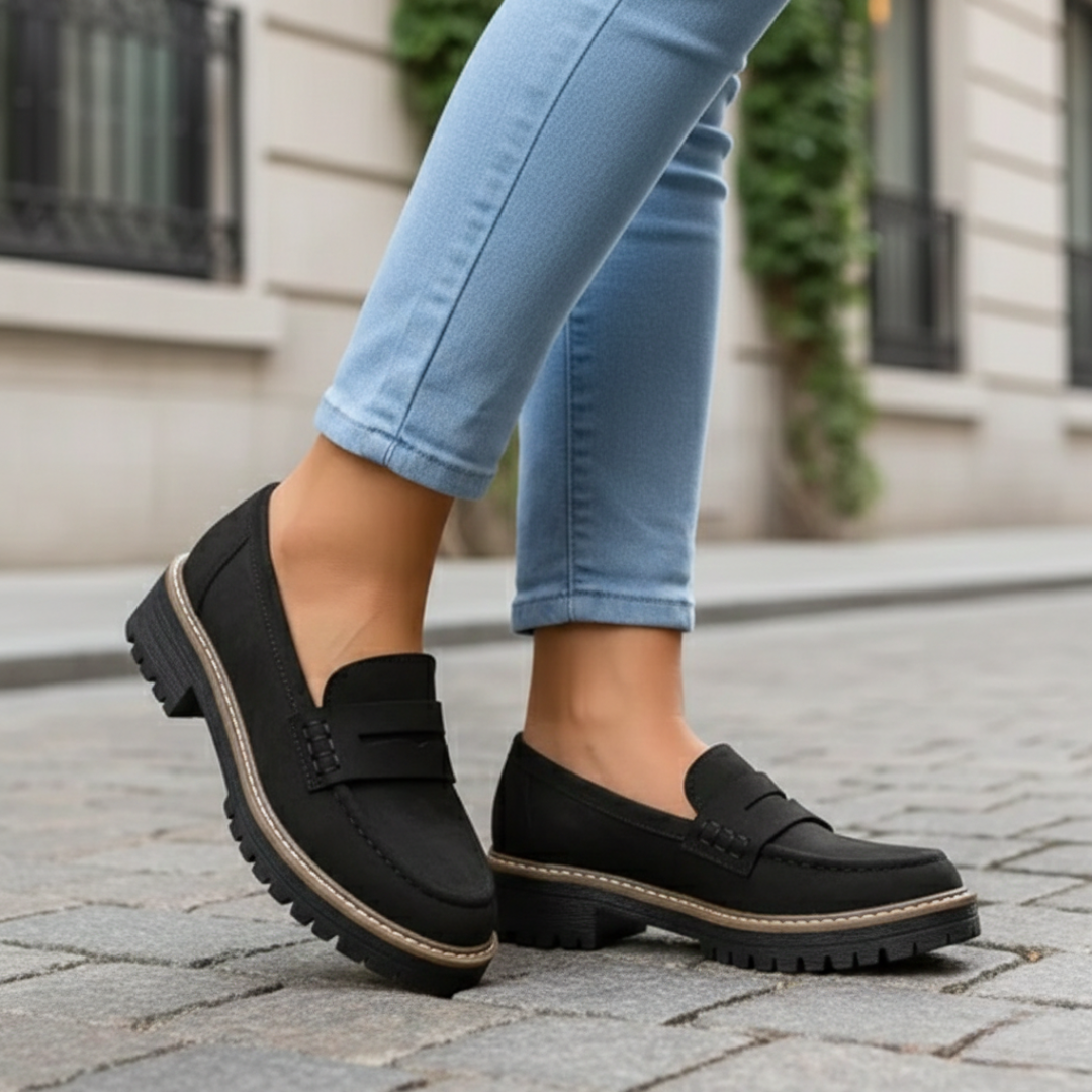 Mocassins orthopédiques semelle épaisse pour femmes