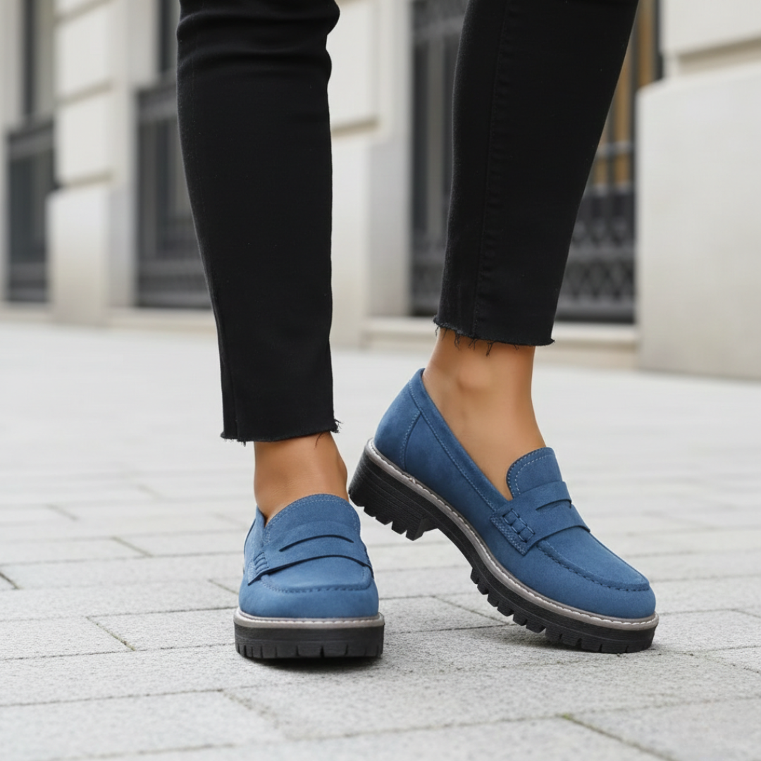 Mocassins orthopédiques semelle épaisse pour femmes