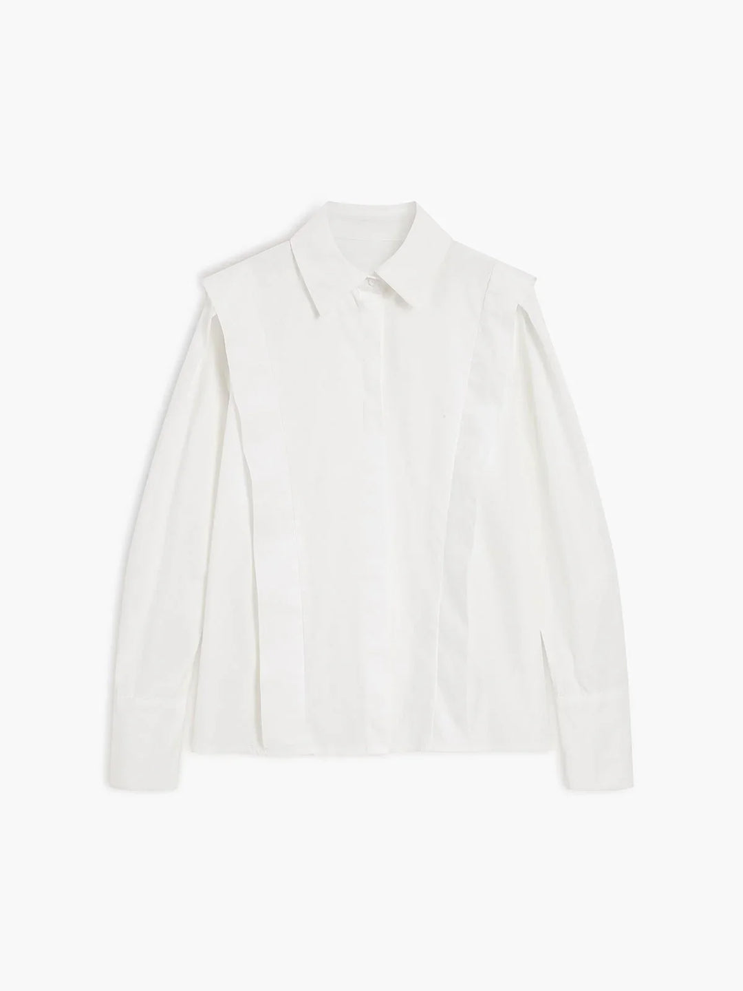 Women's Shirt Square Neck Button-Up Multi-Color