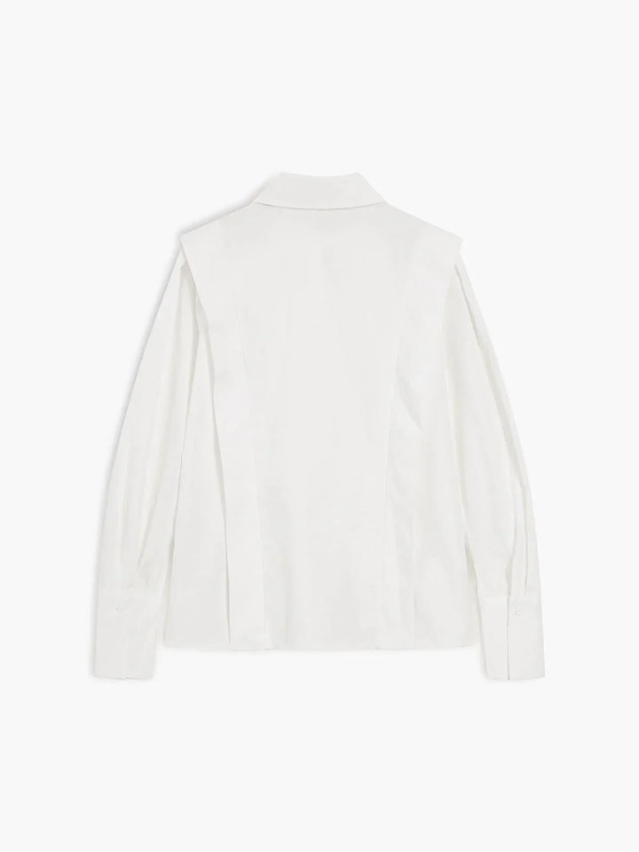 Women's Shirt Square Neck Button-Up Multi-Color