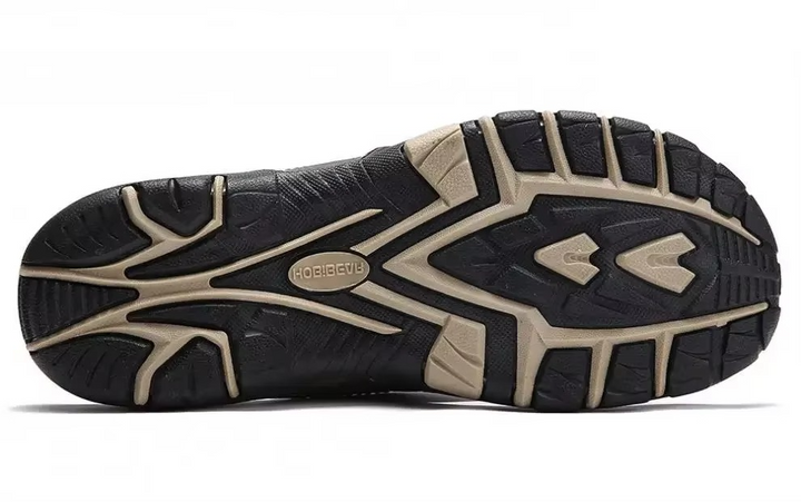 Chanclas para hombre de nobuk sintético, resistentes al agua, con soporte para el arco, plantilla acolchada y suela antideslizante – Casual para playa