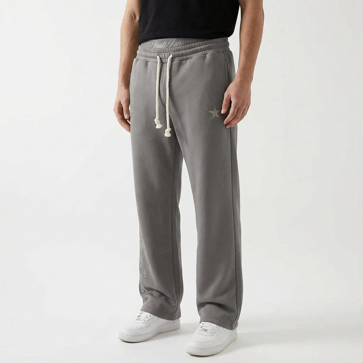 Unisex Joggers Baggy Fit Elastic Waist Drawstring Pockets Casual