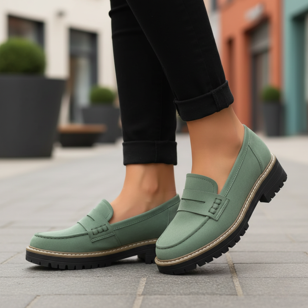 Mocassins orthopédiques semelle épaisse pour femmes