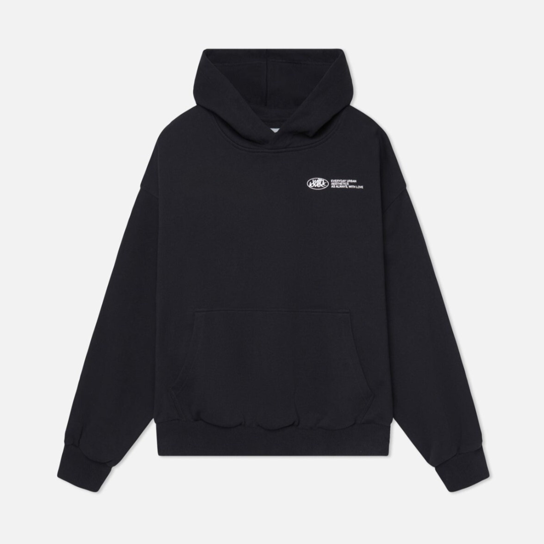 Sudadera unisex de mezcla de algodón con manga larga y puños elásticos