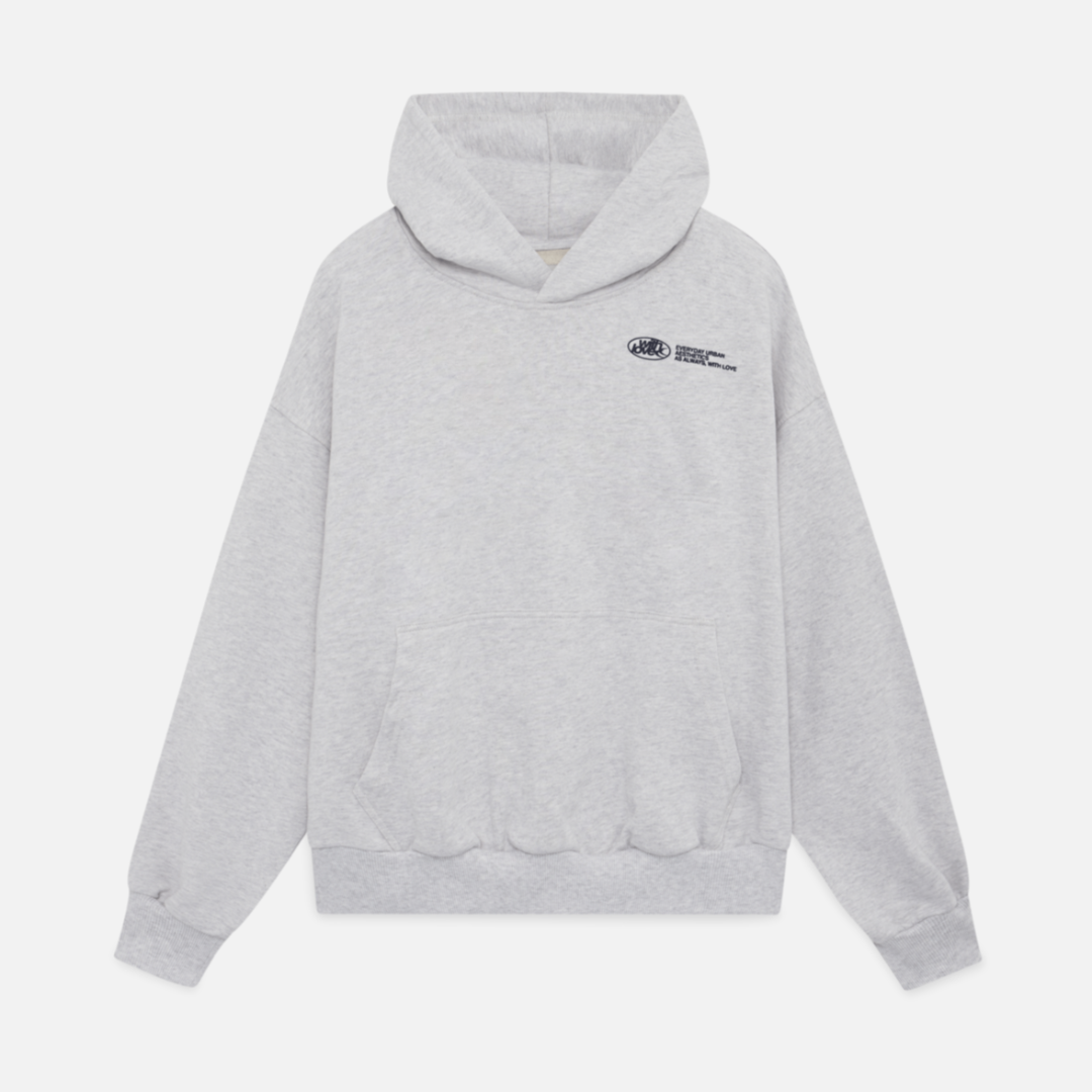 Sudadera unisex de mezcla de algodón con manga larga y puños elásticos
