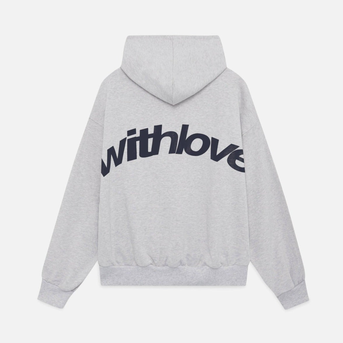 Sudadera unisex de mezcla de algodón con manga larga y puños elásticos