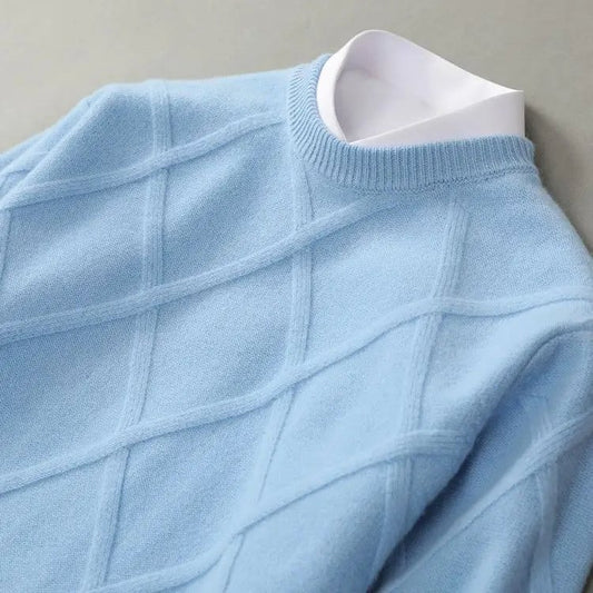 Men's Cable Knit Wool Sweater | Classic Hero